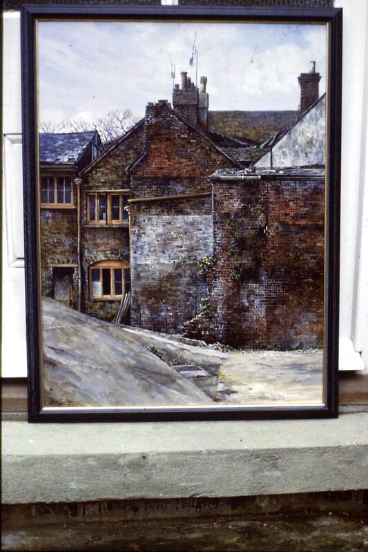 Acrylic painting by John Seymour Godden painted around 1987