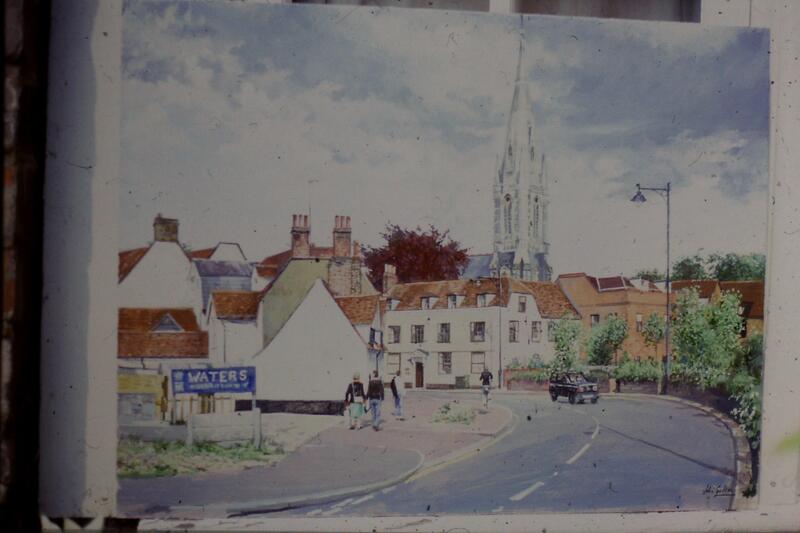 Water colour painting by John Godden 